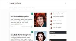 Desktop Screenshot of biyografisi.org